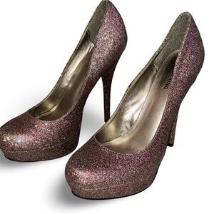 Call It Spring | Multicoloured Glitter Heels